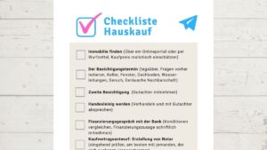 Checkliste Hauskauf