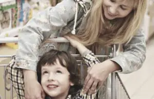 einkaufen mit kindern