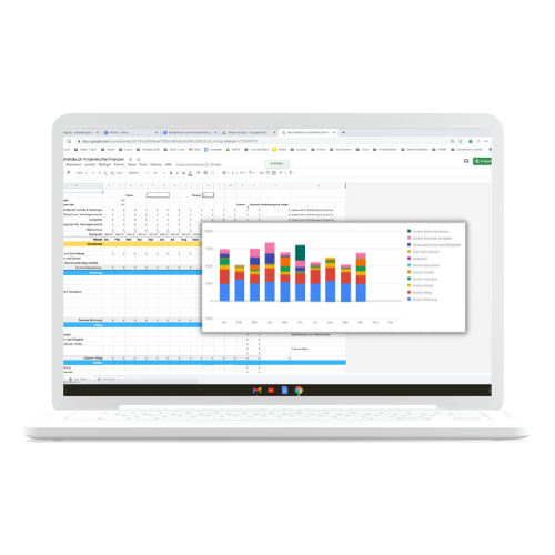 Kostenlose Excel Haushaltsbuch Vorlage (500 × 500 px)