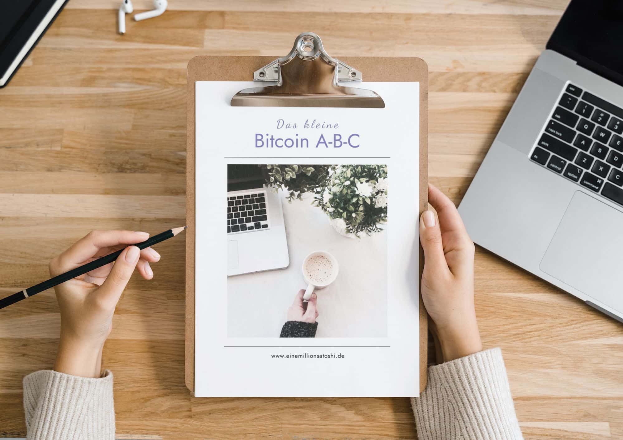Das kleine Bitcoin A-B-C. Anmeldung zum Newsletter.