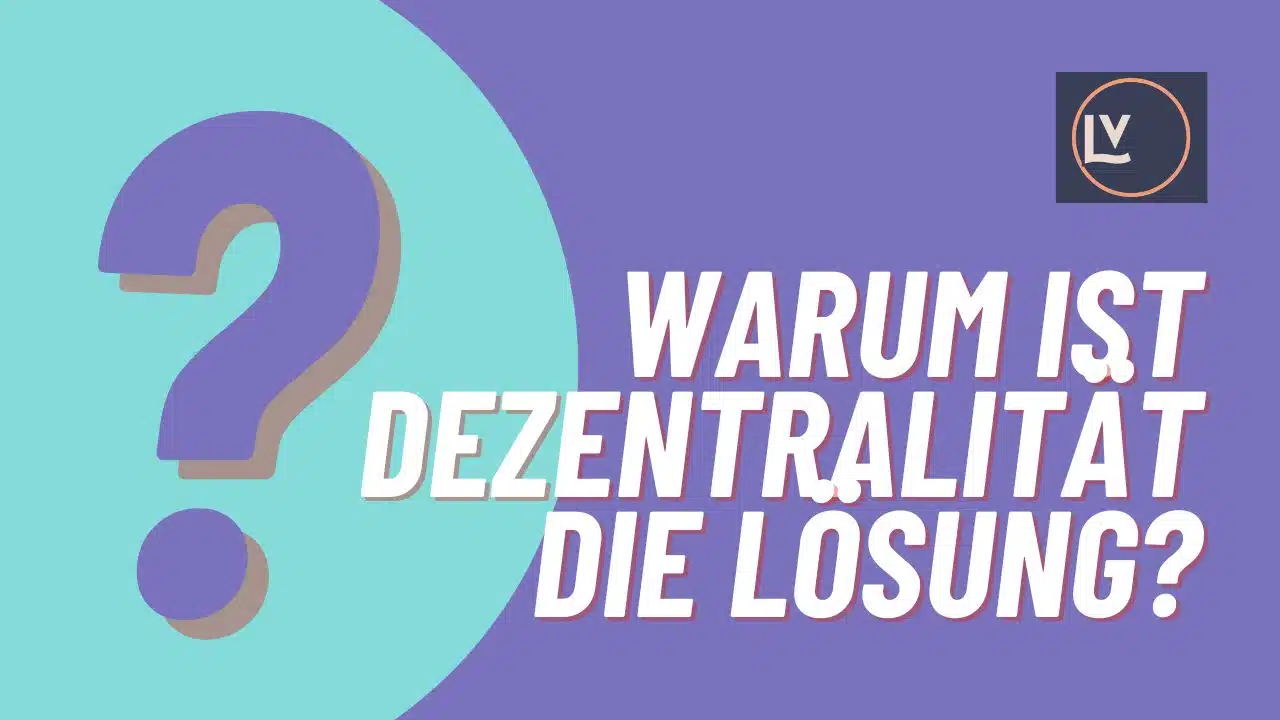 In dieser Episode diskutieren Liv und ich die Möglichkeit, dass Dezentralisierung eine Lösung für die Herausforderungen in verschiedenen Lebensbereichen darstellen könnte. - Was ist eine latente Bedingung und was hat das mit der Finanzkrise zu tun? - Was können wir von Bitcoin lernen? - Was bedeutet echte Dezentralität und warum hilft sie, Fehler zu vermeiden?